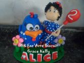 Topo de Bolo Galinha Pintadinha Biscuit